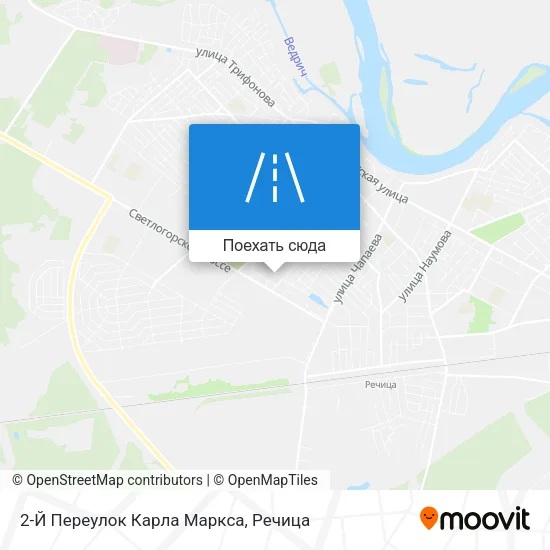 Карта 2-Й Переулок Карла Маркса