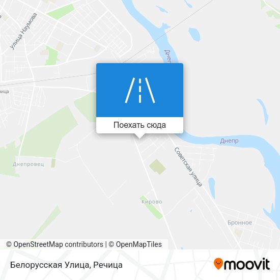 Карта Белорусская Улица
