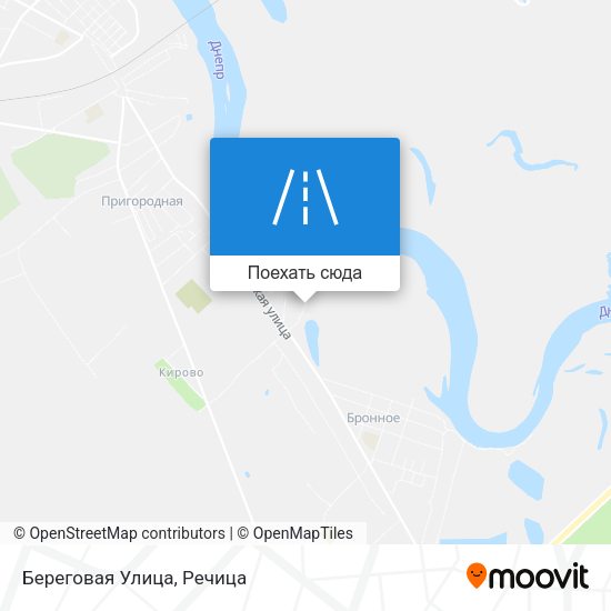 Карта Береговая Улица