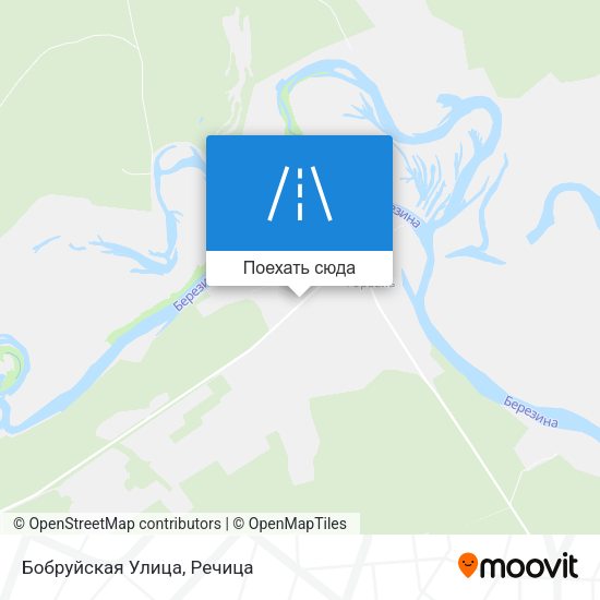 Карта Бобруйская Улица