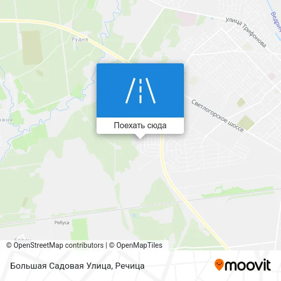 Карта Большая Садовая Улица