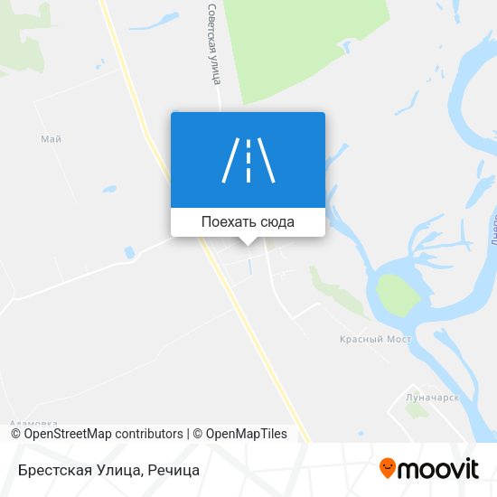 Карта Брестская Улица