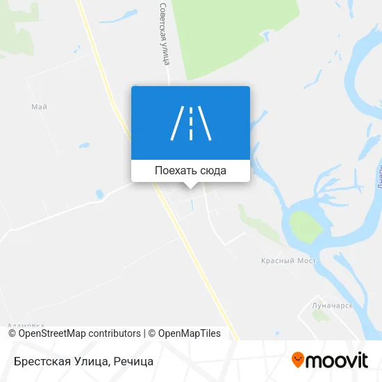 Карта Брестская Улица