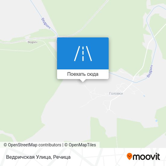 Карта Ведричская Улица