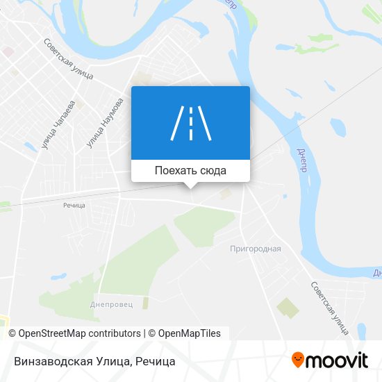 Карта Винзаводская Улица