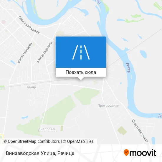 Карта Винзаводская Улица