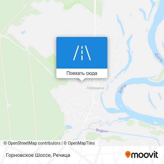 Карта Горновское Шоссе