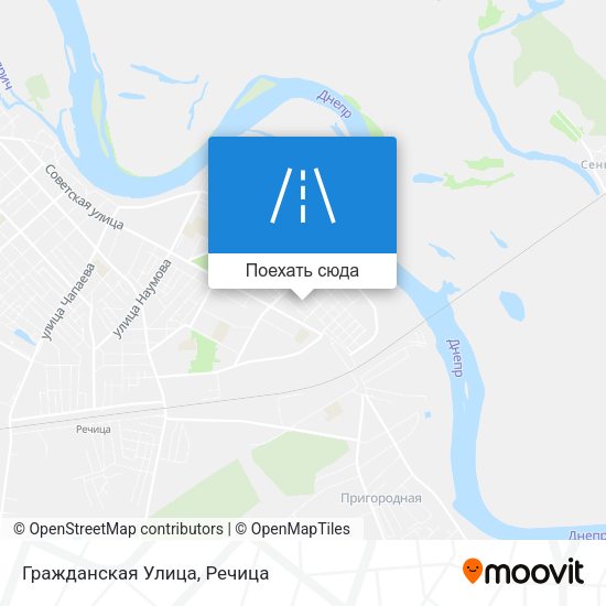 Карта Гражданская Улица