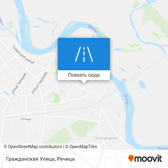 Карта Гражданская Улица