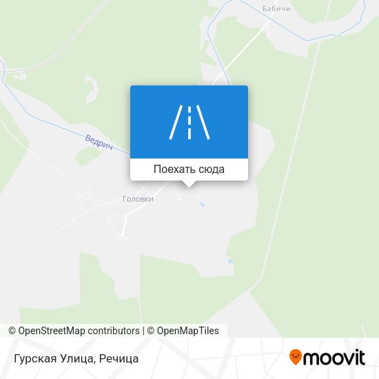 Карта Гурская Улица