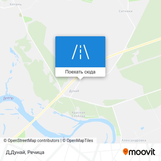 Карта Д,Дунай