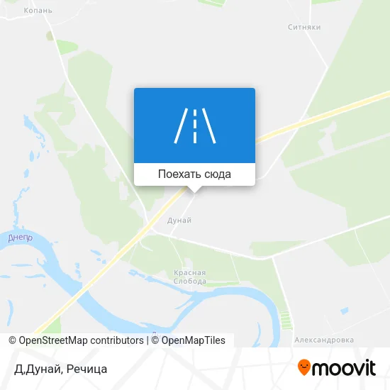 Карта Д,Дунай