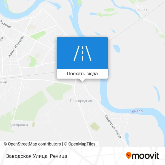 Карта Заводская Улица