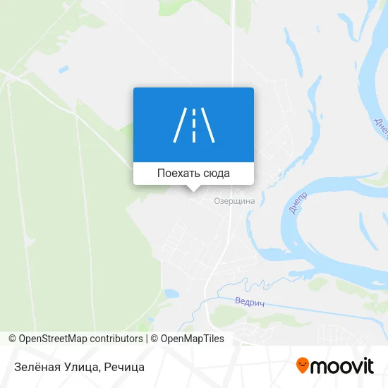 Карта Зелёная Улица