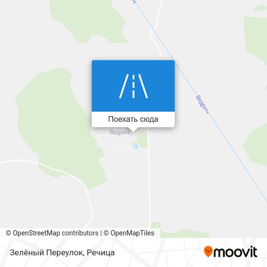 Карта Зелёный Переулок