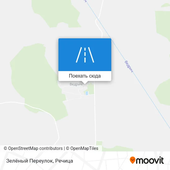 Карта Зелёный Переулок