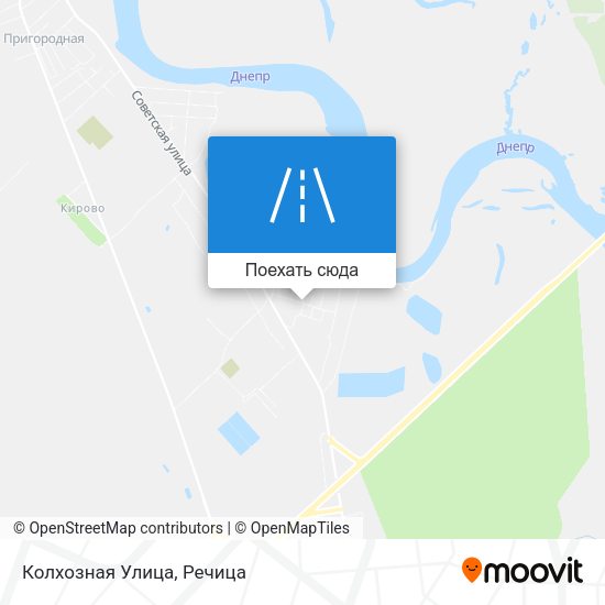Карта Колхозная Улица