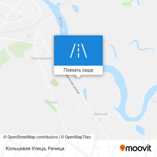 Карта Кольцевая Улица