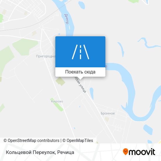 Карта Кольцевой Переулок