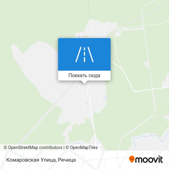 Карта Комаровская Улица