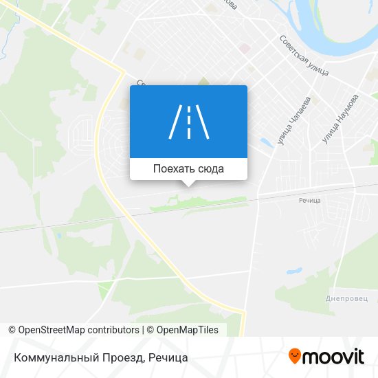 Карта Коммунальный Проезд