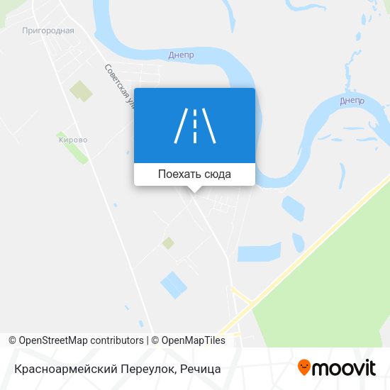 Карта Красноармейский Переулок