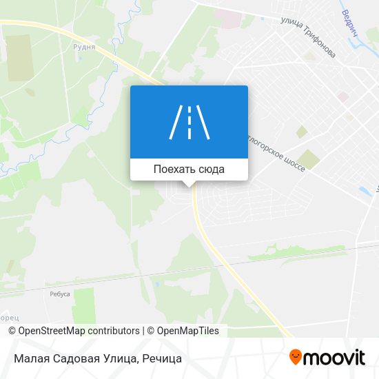 Карта Малая Садовая Улица
