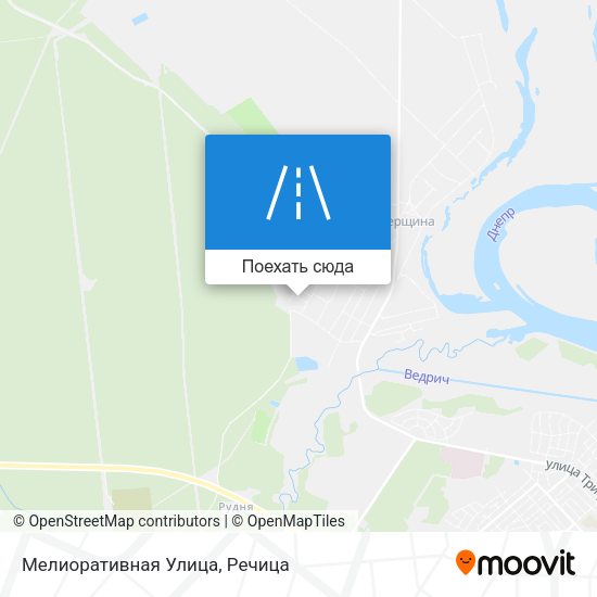 Карта Мелиоративная Улица