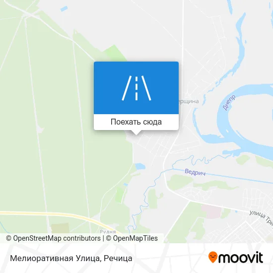 Карта Мелиоративная Улица