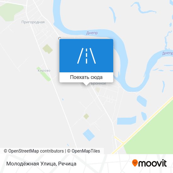 Карта Молодёжная Улица