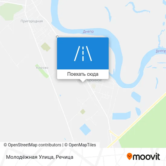 Карта Молодёжная Улица