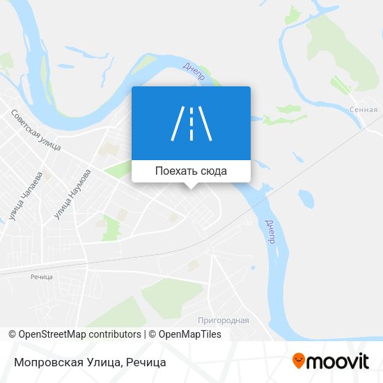 Карта Мопровская Улица