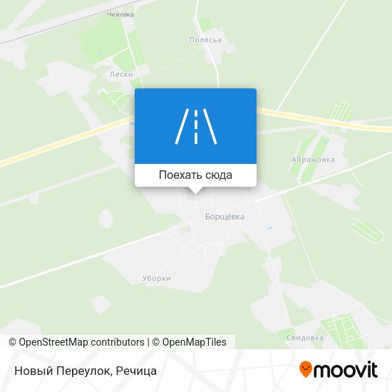 Карта Новый Переулок