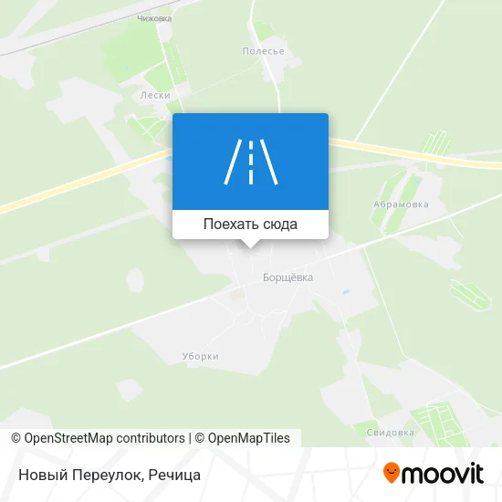 Карта Новый Переулок