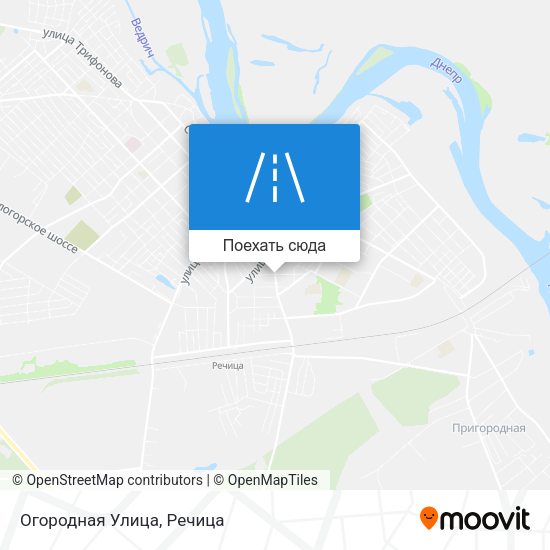 Карта Огородная Улица