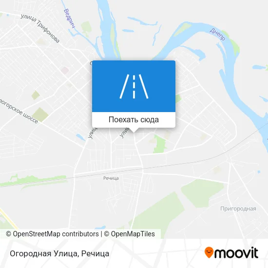 Карта Огородная Улица