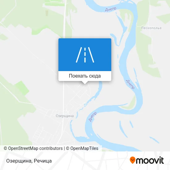 Карта Озерщина