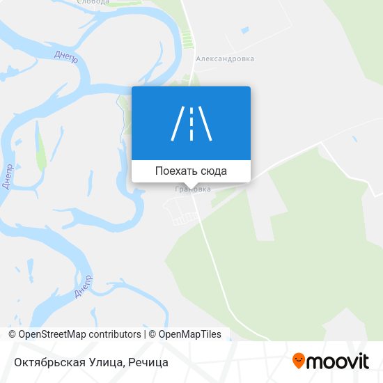 Карта Октябрьская Улица