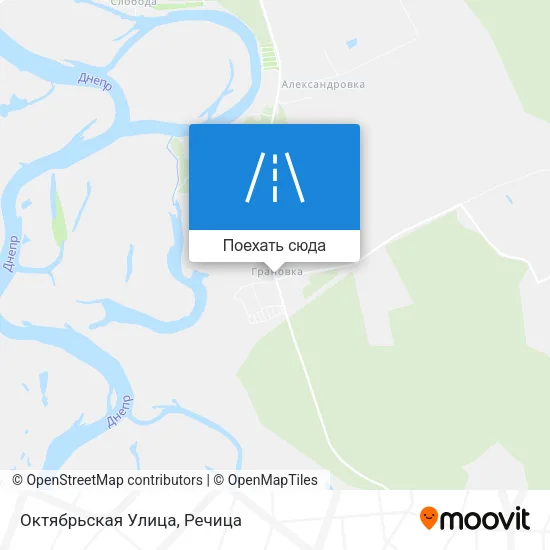 Карта Октябрьская Улица