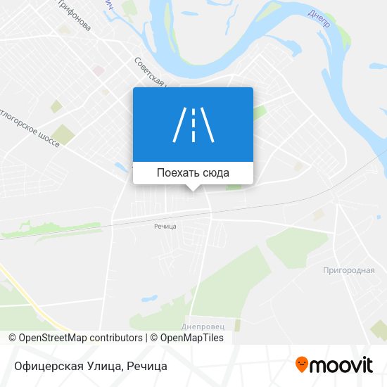 Карта Офицерская Улица