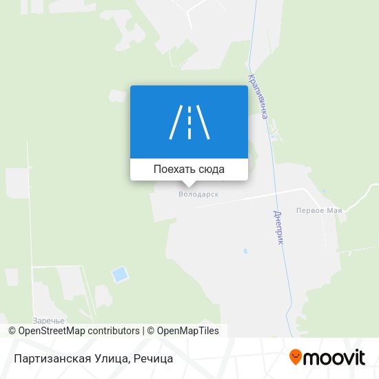 Карта Партизанская Улица