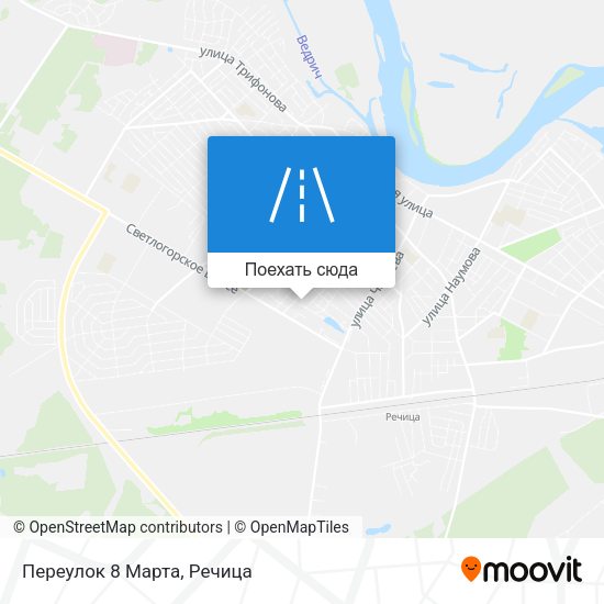 Карта Переулок 8 Марта