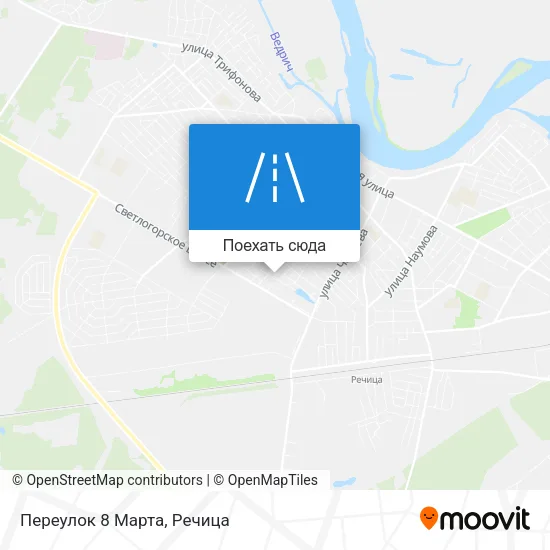 Карта Переулок 8 Марта