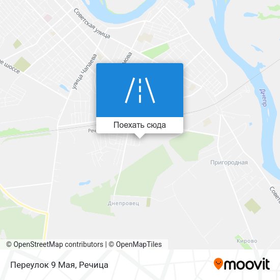 Карта Переулок 9 Мая