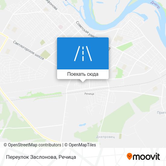 Карта Переулок Заслонова