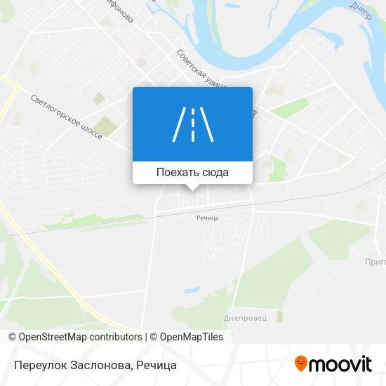 Карта Переулок Заслонова