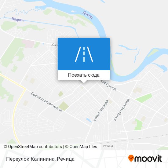Карта Переулок Калинина