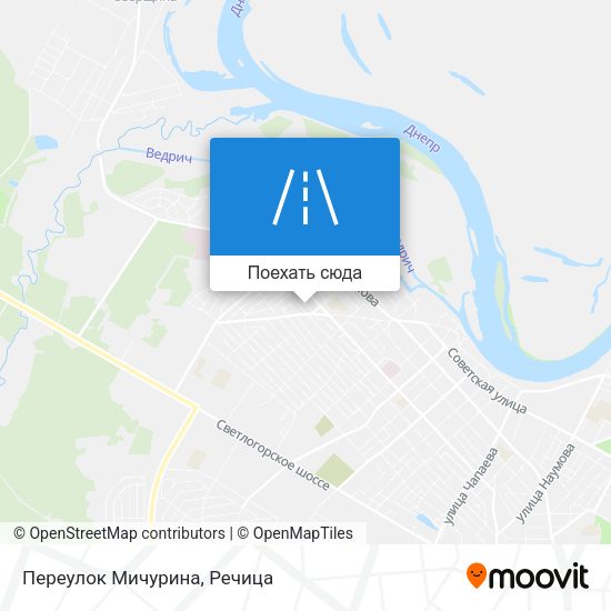 Карта Переулок Мичурина