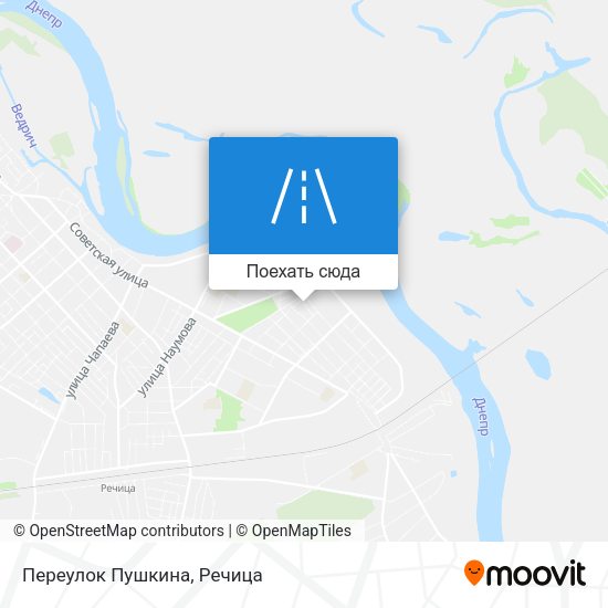 Карта Переулок Пушкина