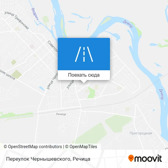 Карта Переулок Чернышевского